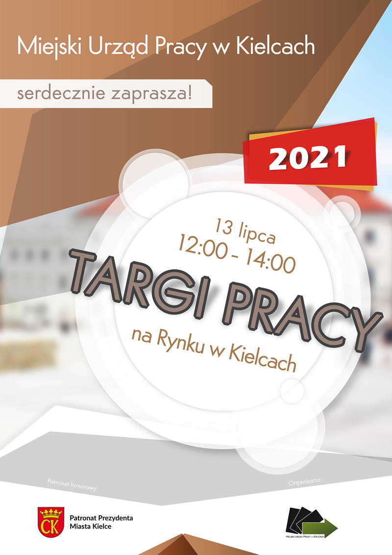 Plakat - Targi Pracy na Rynku 2021