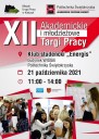 Plakat - XII Akademickie i Młodzieżowe Targi Pracy