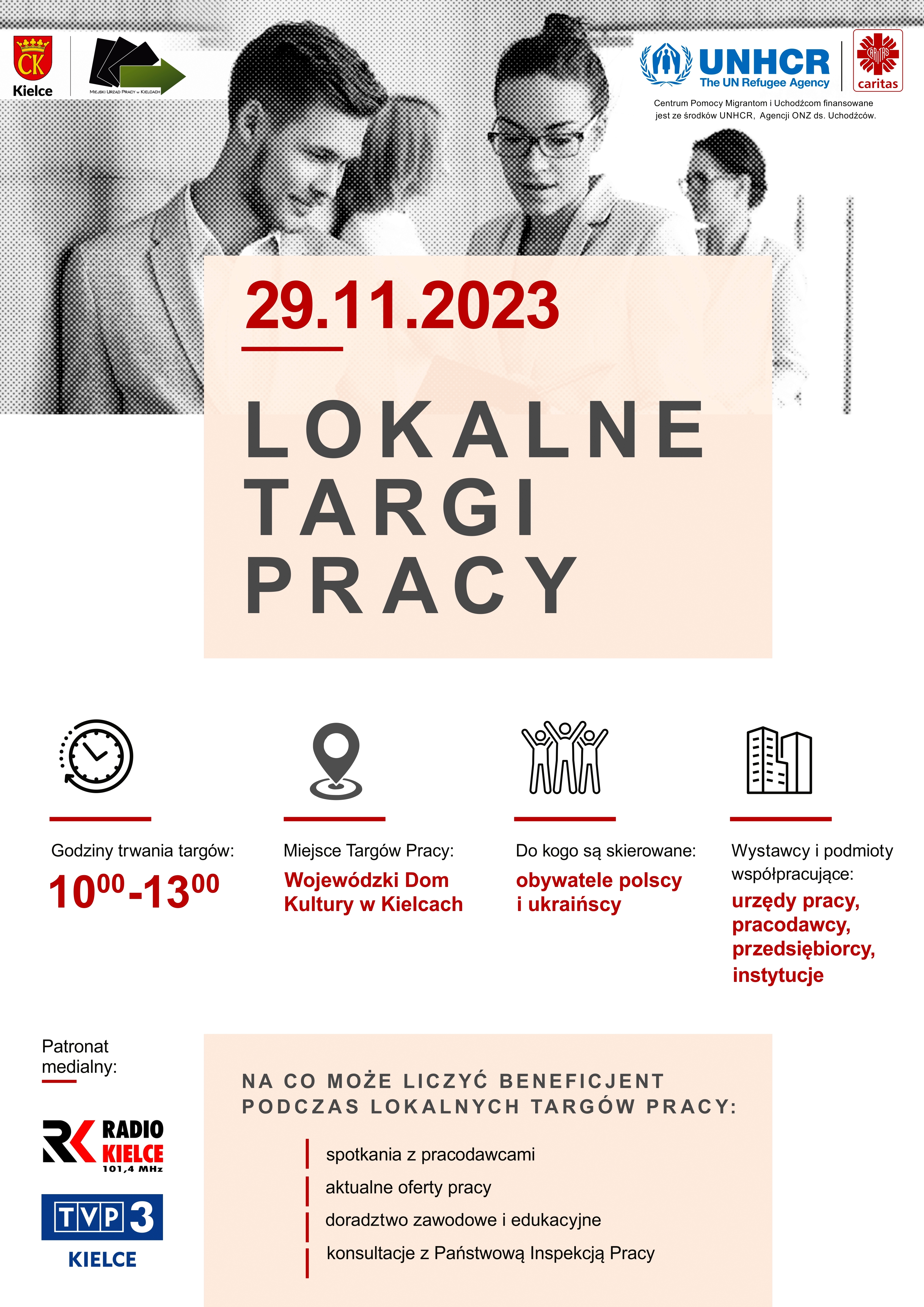 Plakat Targi Pracy 29.11.2023