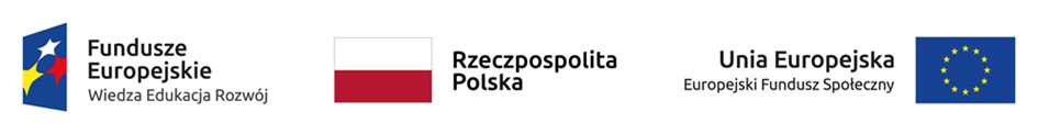 Zestawienie logotypow - FE wiedza ed RP UE europejski fund