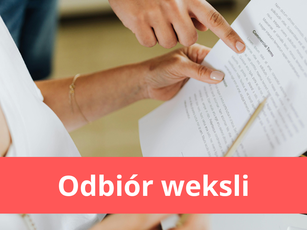 Obrazek dla: Odbiór weksli z umów zawartych w 2020 roku