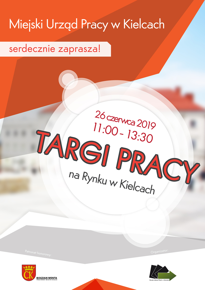 Plakat Targi Pracy na Rynku 2019